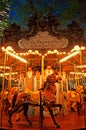 New York: carousel in Bryant Park on Septenber 14, 2014 Royalty Free Stock Photo